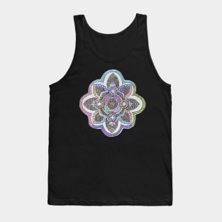 Pastel Swirl Mandala Tank Top